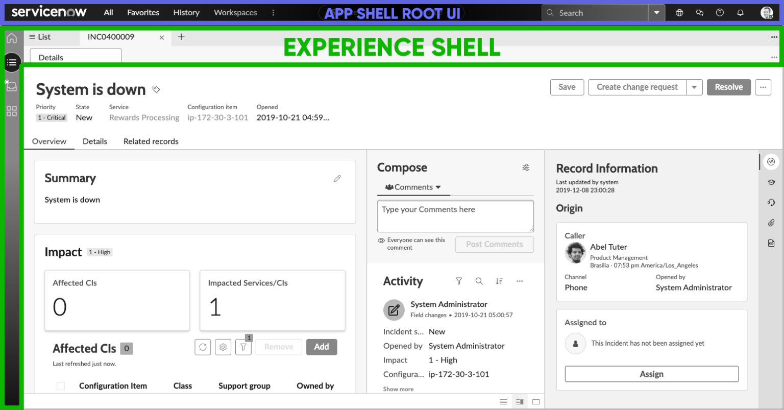 Use a Specific Theme for an Experience in ServiceNow: App Shells ...